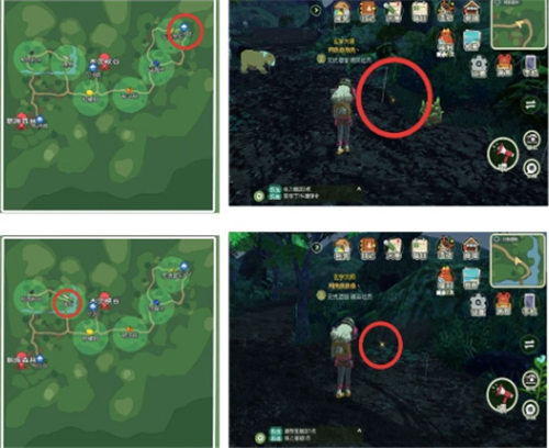 小森生活月影森林资源分布图