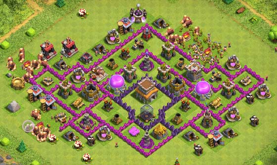 部落冲突八本最强阵型2021复制链接