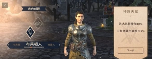 上古卷轴刀锋手游种族推荐选择