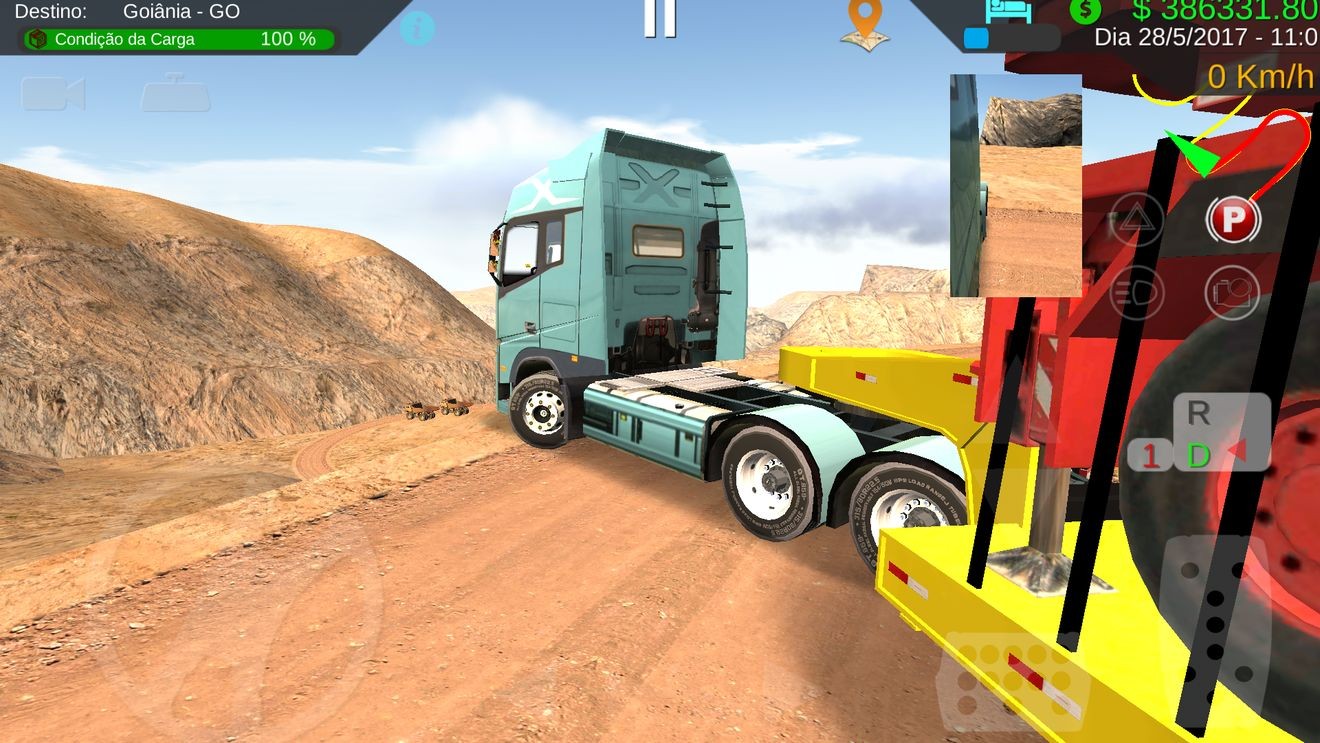 半挂车倒车模拟截图3