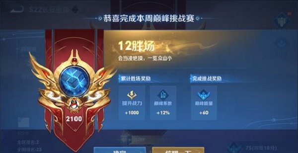 王者荣耀巅峰挑战赛是什么