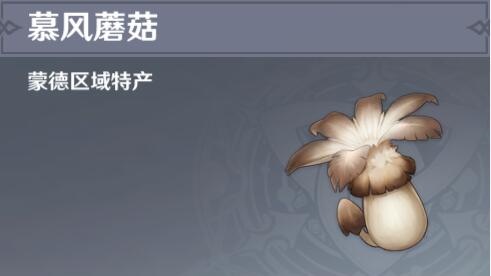 原神慕风蘑菇采集地点在哪分布图
