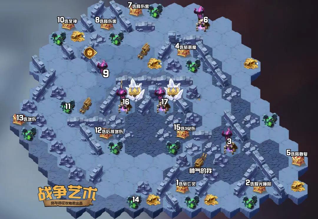 剑与远征战役艺术怎样过
