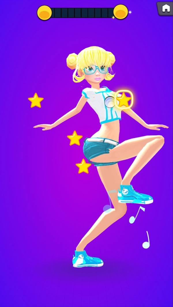 卡通女孩舞蹈截图1