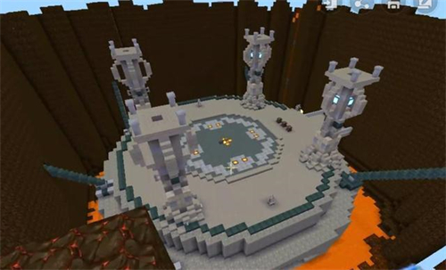 迷你世界怎么找到火山地形