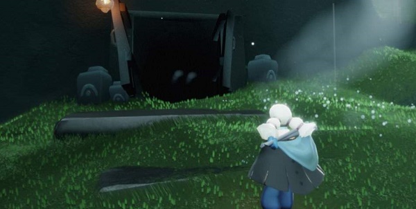 光遇神庙前的桥附近队员在哪