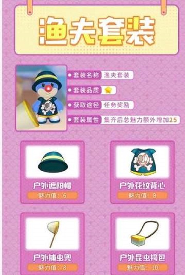 摩尔庄园手游渔夫套装怎么获得