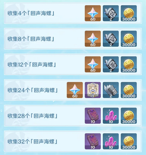 原神回声海螺哪里多分布图