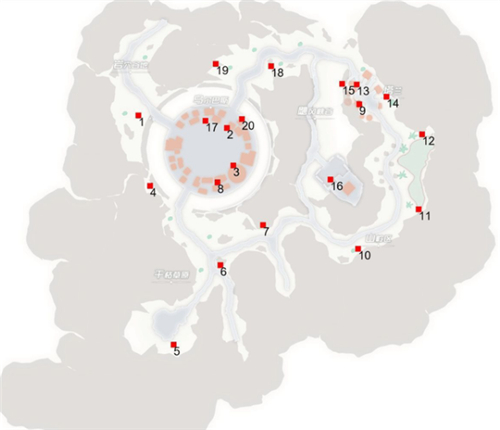 刀剑神域黑衣剑士王牌第二层宝箱位置分布图