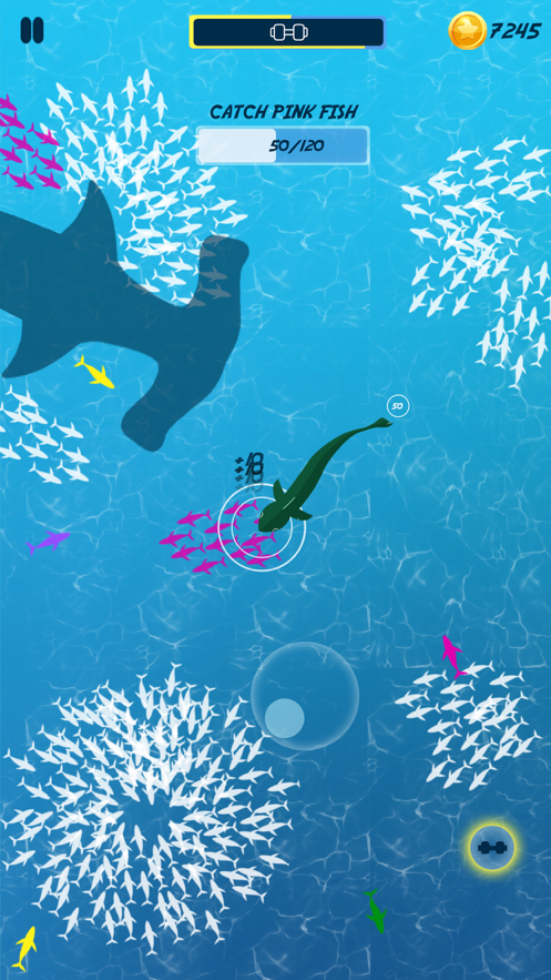 饥饿的鱼喂养和成长截图1