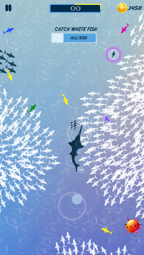 饥饿的鱼喂养和成长截图3