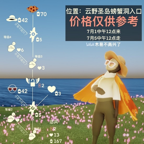 光遇草帽先祖位置兑换图一览