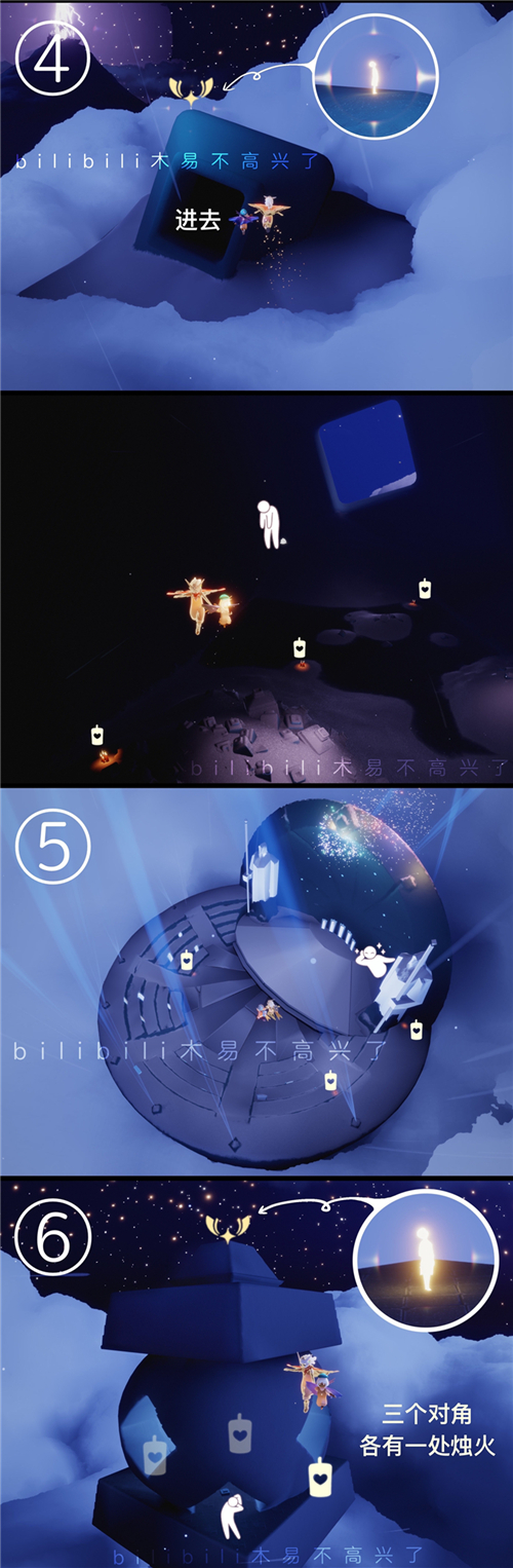 光遇小王子季小金人光之翼位置图解