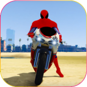 超级英雄摩托车特技比赛