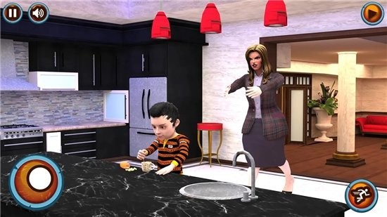 恐吓可怕的邪恶老师3D截图1