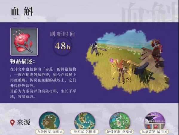 原神九条裟罗天赋突破材料一览