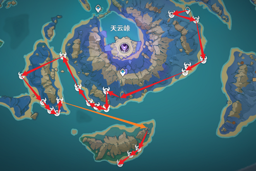 原神浮游核材料分布一览