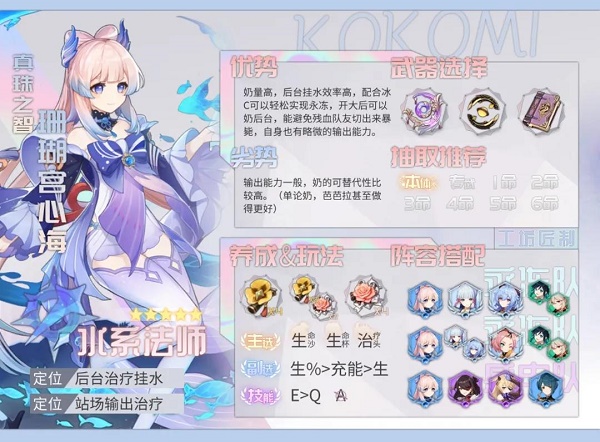 原神珊瑚宫心海阵容搭配推荐攻略