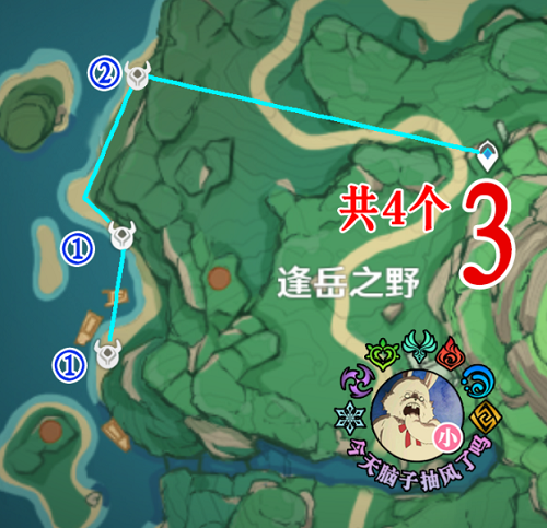 原神兽境猎犬位置分布图一览