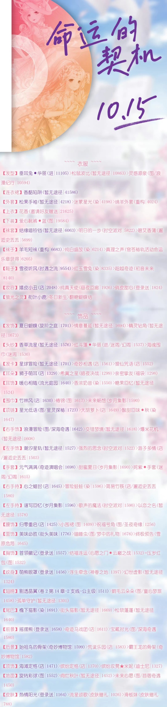 奇观暖暖命运的关键调配攻略