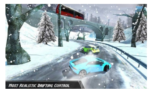雪地漂移竞速截图1