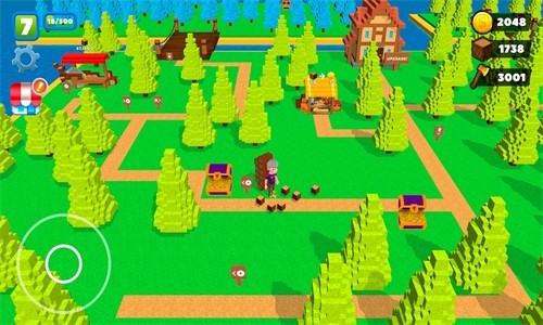 岛屿工艺块世界建造截图1