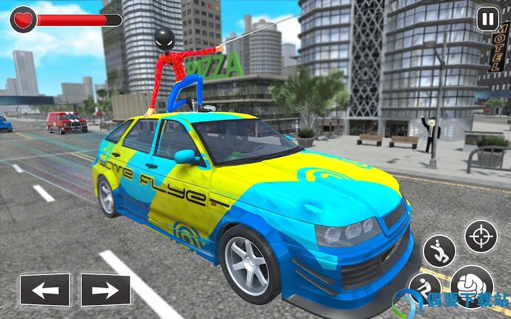 开放世界蜘蛛火柴人截图2