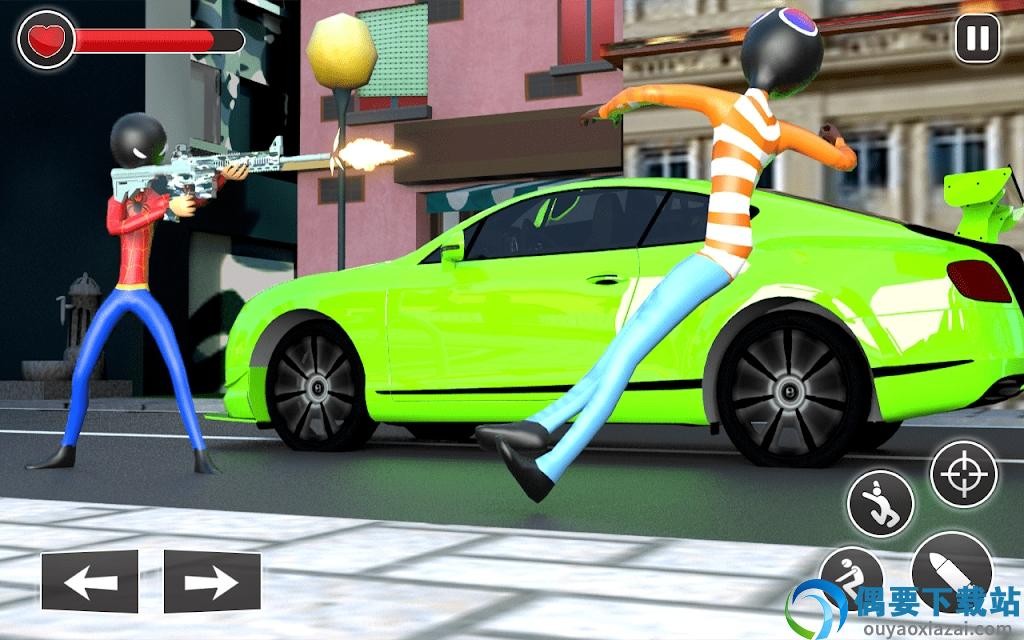 开放世界蜘蛛火柴人截图1