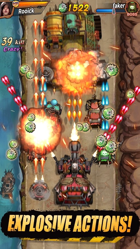 疯狂之路竞速与射击截图2