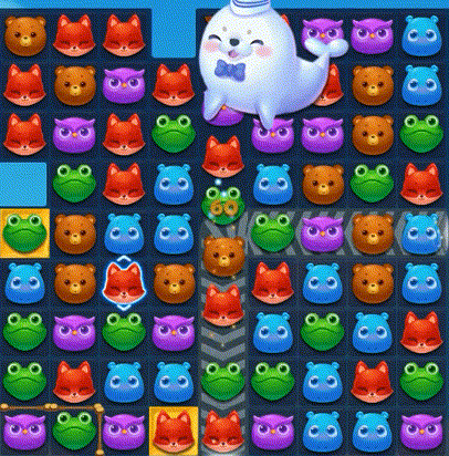 开心消消乐4961关通关攻略