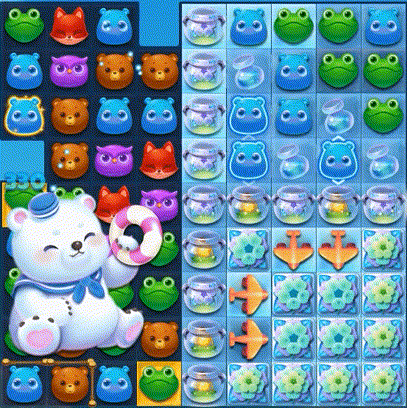 开心消消乐4961关通关攻略