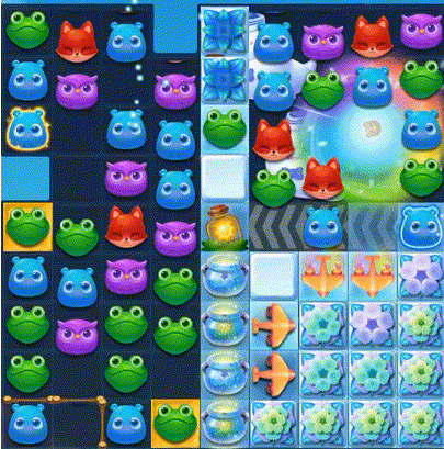 开心消消乐4961关通关攻略