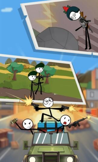 火柴人吃鸡日记8截图1