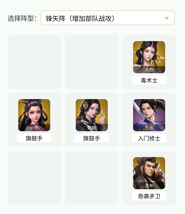 卧龙吟2大乔阵容搭配攻略