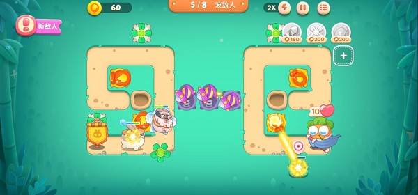 保卫萝卜4卧兔藏龙第28集满星通关攻略