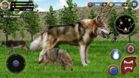 森林孤狼模拟器截图3