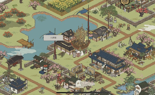 江南百景图4月桃花村严大人在哪