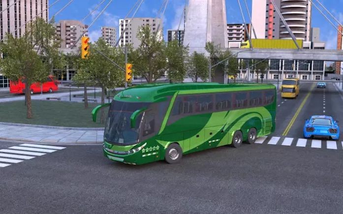 欧洲城市巴士驾驶游戏3D截图1