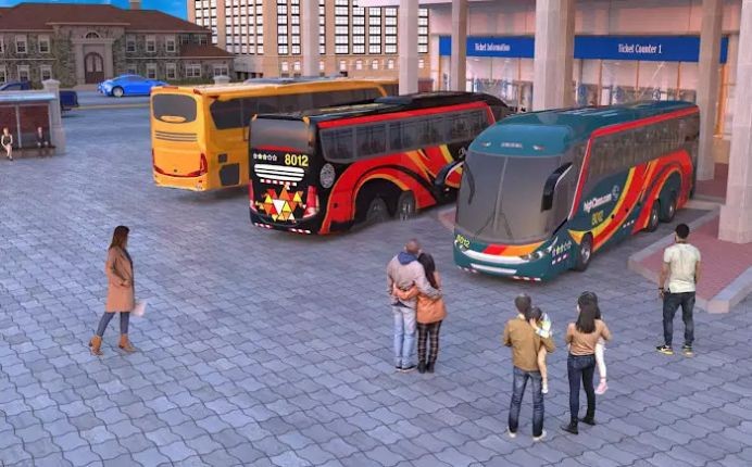 欧洲城市巴士驾驶游戏3D截图2