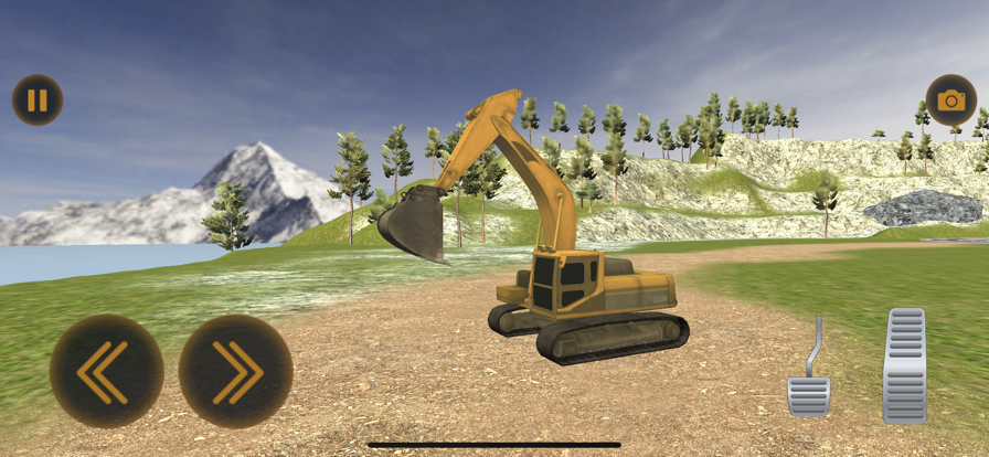 挖掘机起重机驾驶模拟截图1