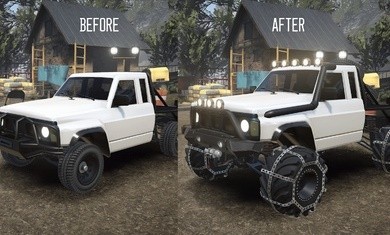 泥泞越野汽车模拟器截图3