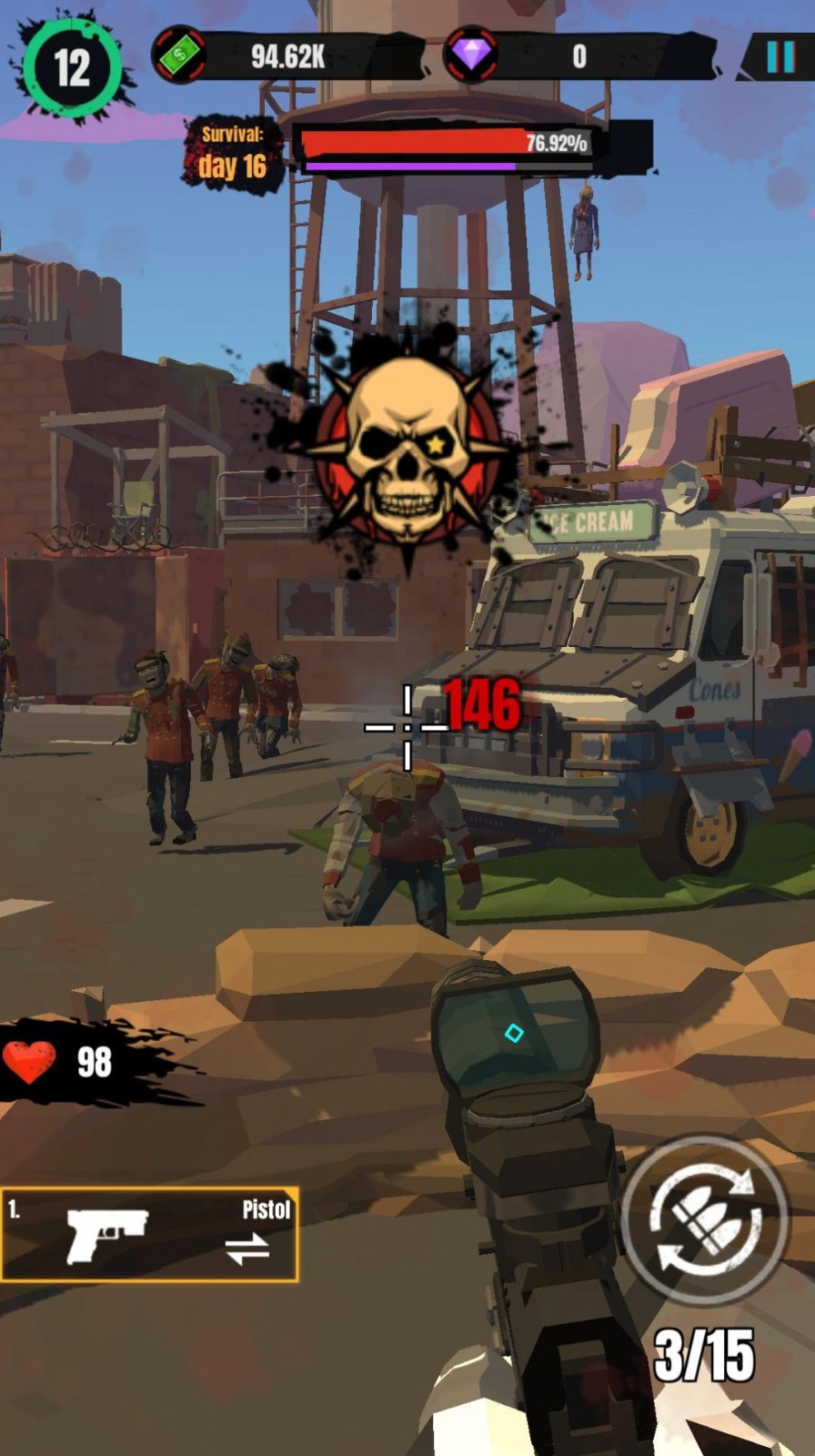 僵尸生存射击战争截图3