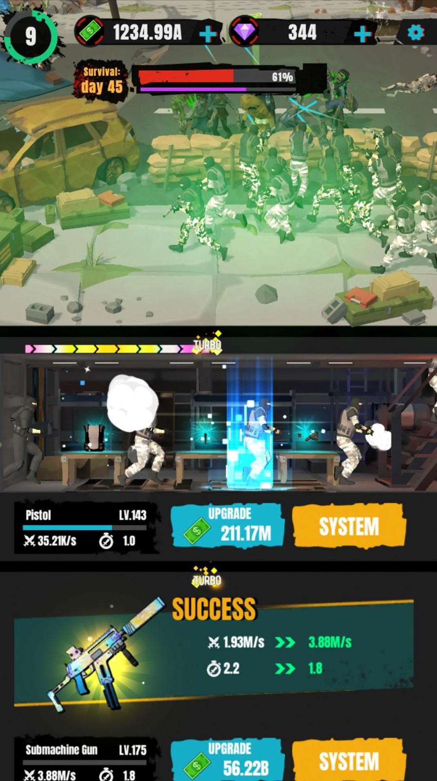 僵尸生存射击战争截图2