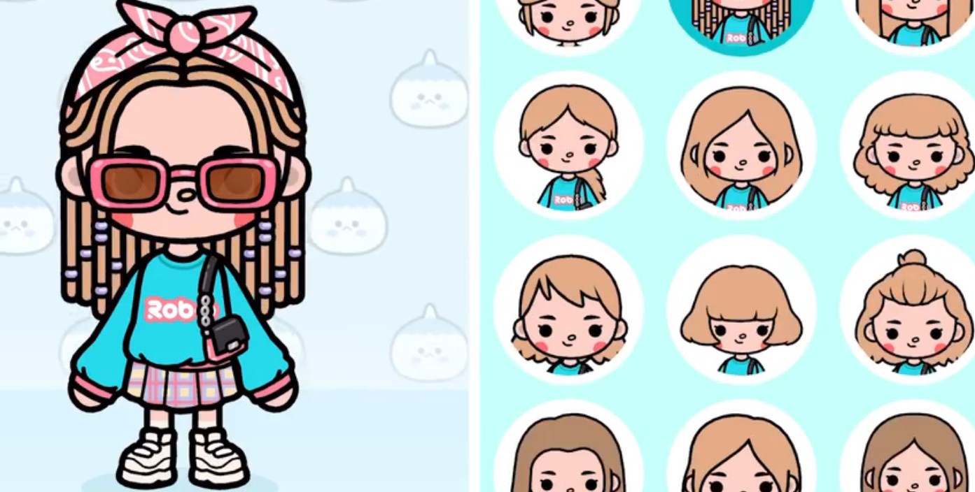 托卡世界新衣服帽子发卡