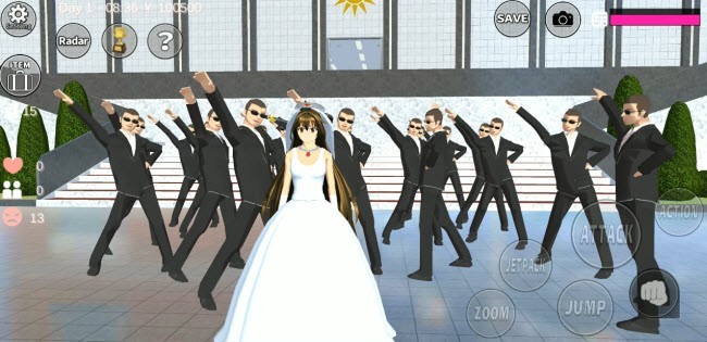 樱花校园模拟器英文版2023截图1