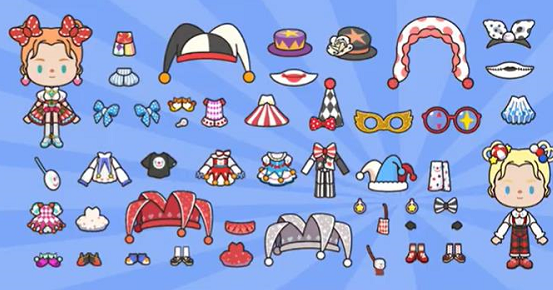 米加小镇更新三套衣服