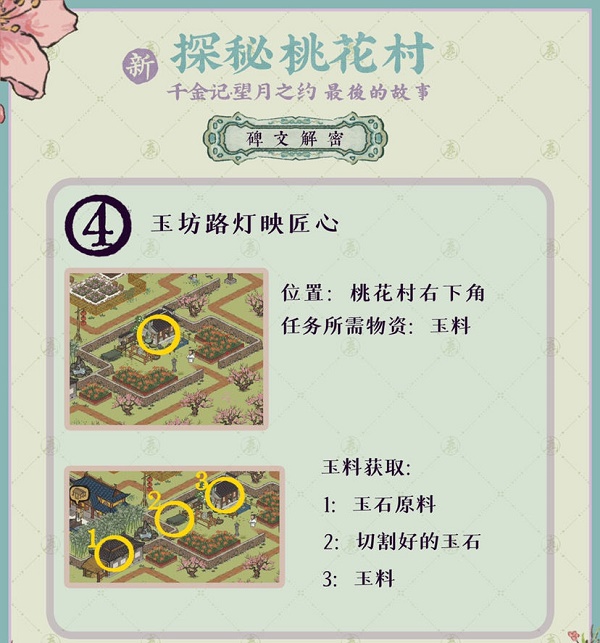 江南百景图探秘桃花村最后的花村故事解密攻略