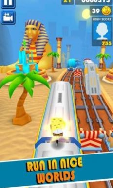 海绵宝宝地铁跑酷截图4