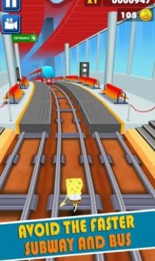 海绵宝宝地铁跑酷截图3