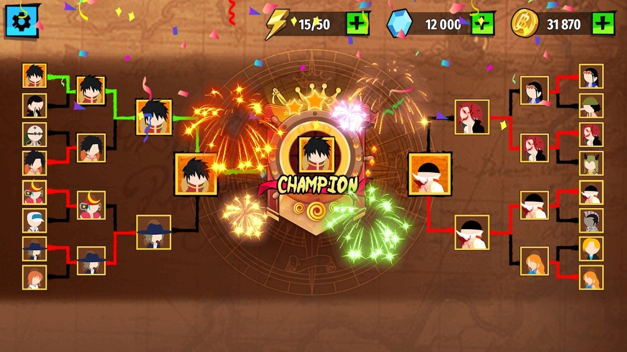 火柴人海贼战斗截图1